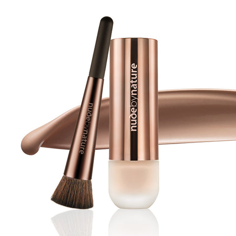 Flawless Liquid Foundation and Buffing Brush