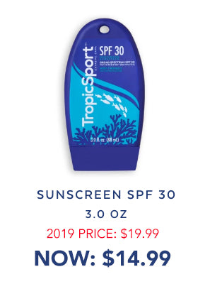 TropicSport SPF 30 Mineral Sunscreen 3oz 2020 Price Drop