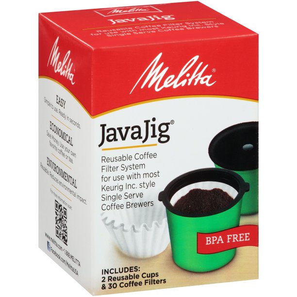 Melitta Coffee & Tea Filters JavaJig Reusable Coffee Filter System