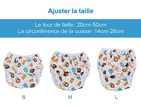 La couche de natation est adaptable pour tout âge