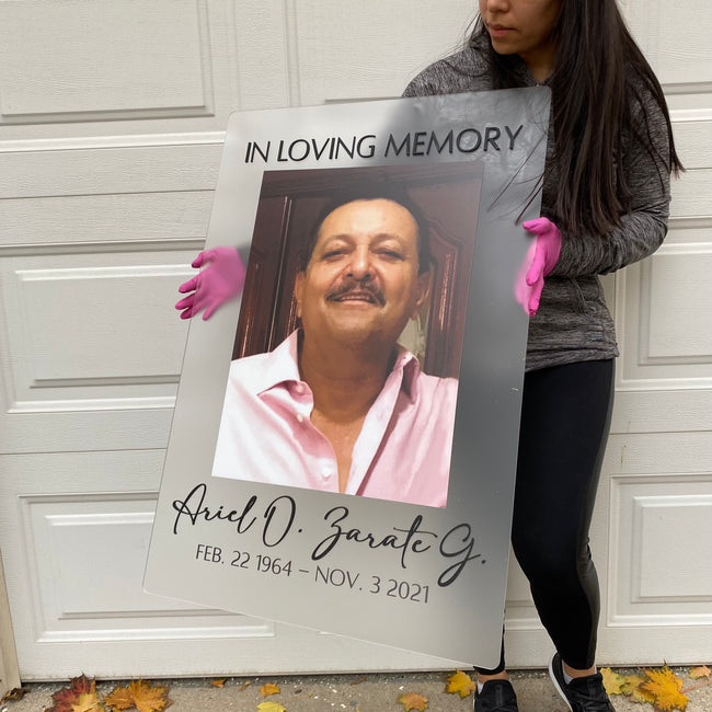 In Loving Memory Photo Acrylic Plaque