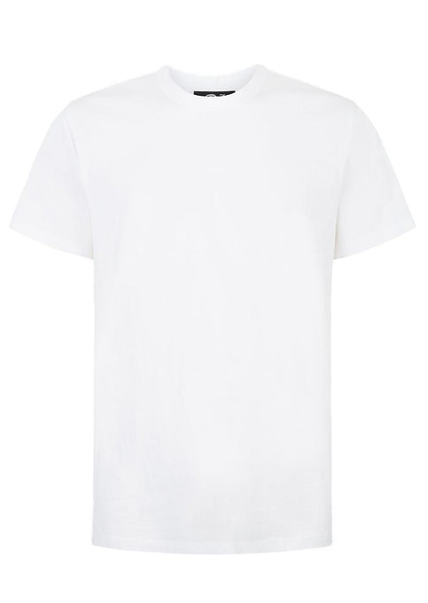 Boys White Graphic Logo T-shirt-Sislyn stewart