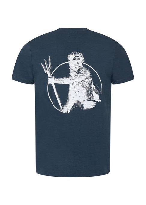 Boys Dark Teal Neptune Graphic T-shirt-Sislyn stewart