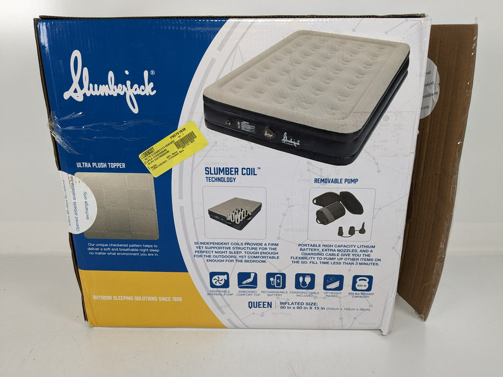 slumberjack air mattress manual