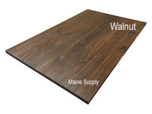 Walnut wood tabletop from Maine Supply
