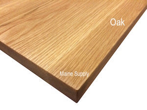 Oak wood tabletop from Maine Supply