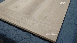 Ash wood tabletop from Maine Supply