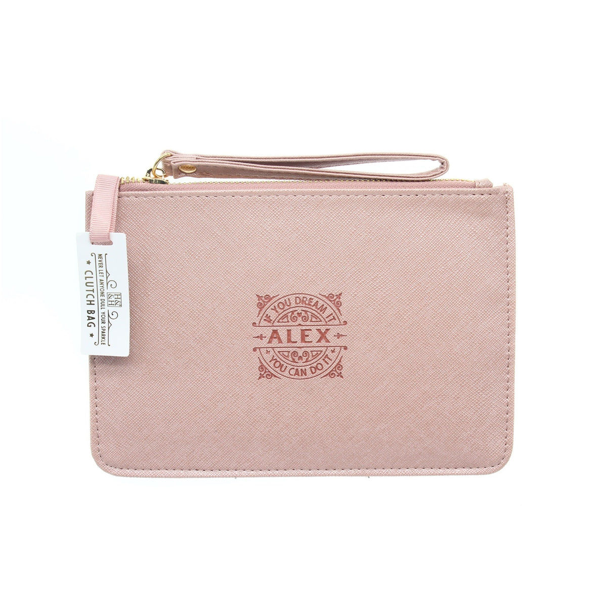 clutch bag with handle