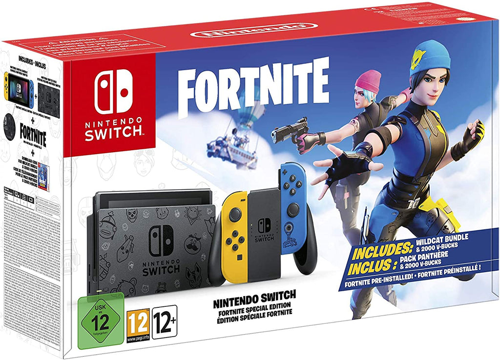 Fortnite Switch Alpha Code Nintendo Switch Console Fortnite Limited Edition Staraxe
