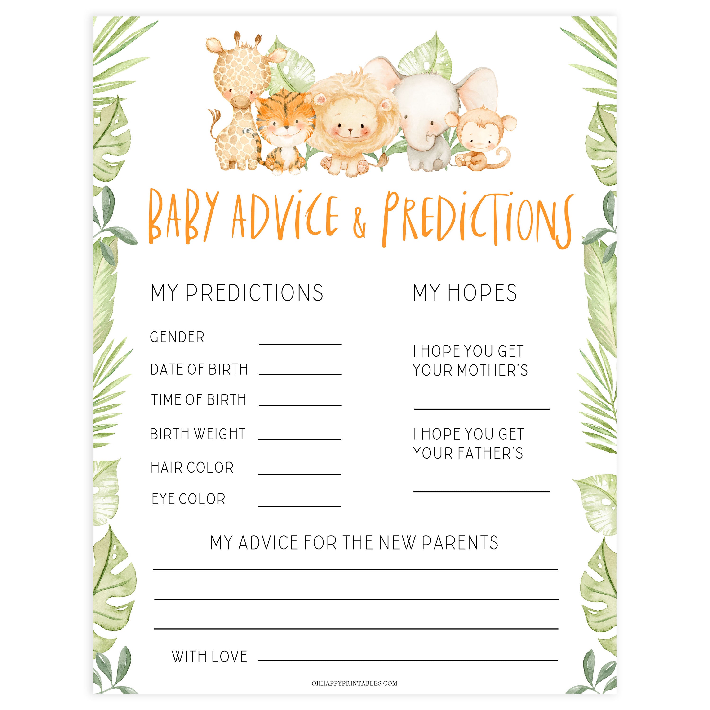 printable-baby-prediction-cards-ubicaciondepersonas-cdmx-gob-mx