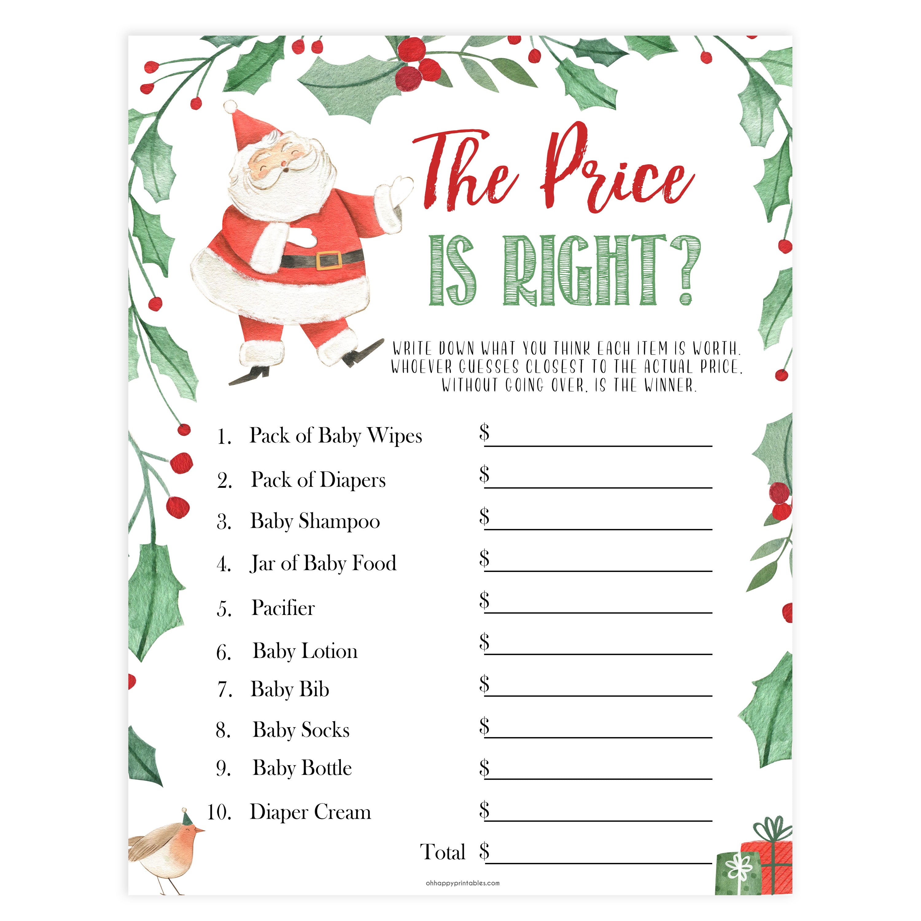 price-is-right-baby-shower-game-red-gold-holiday-ubicaciondepersonas
