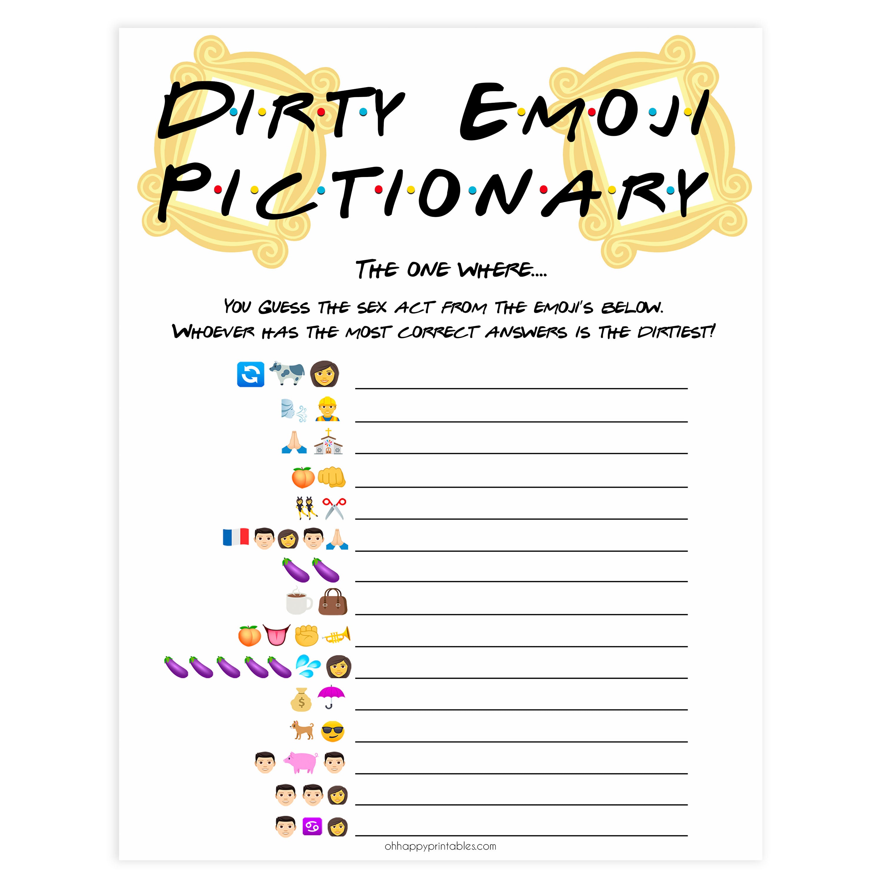 dirty emoji