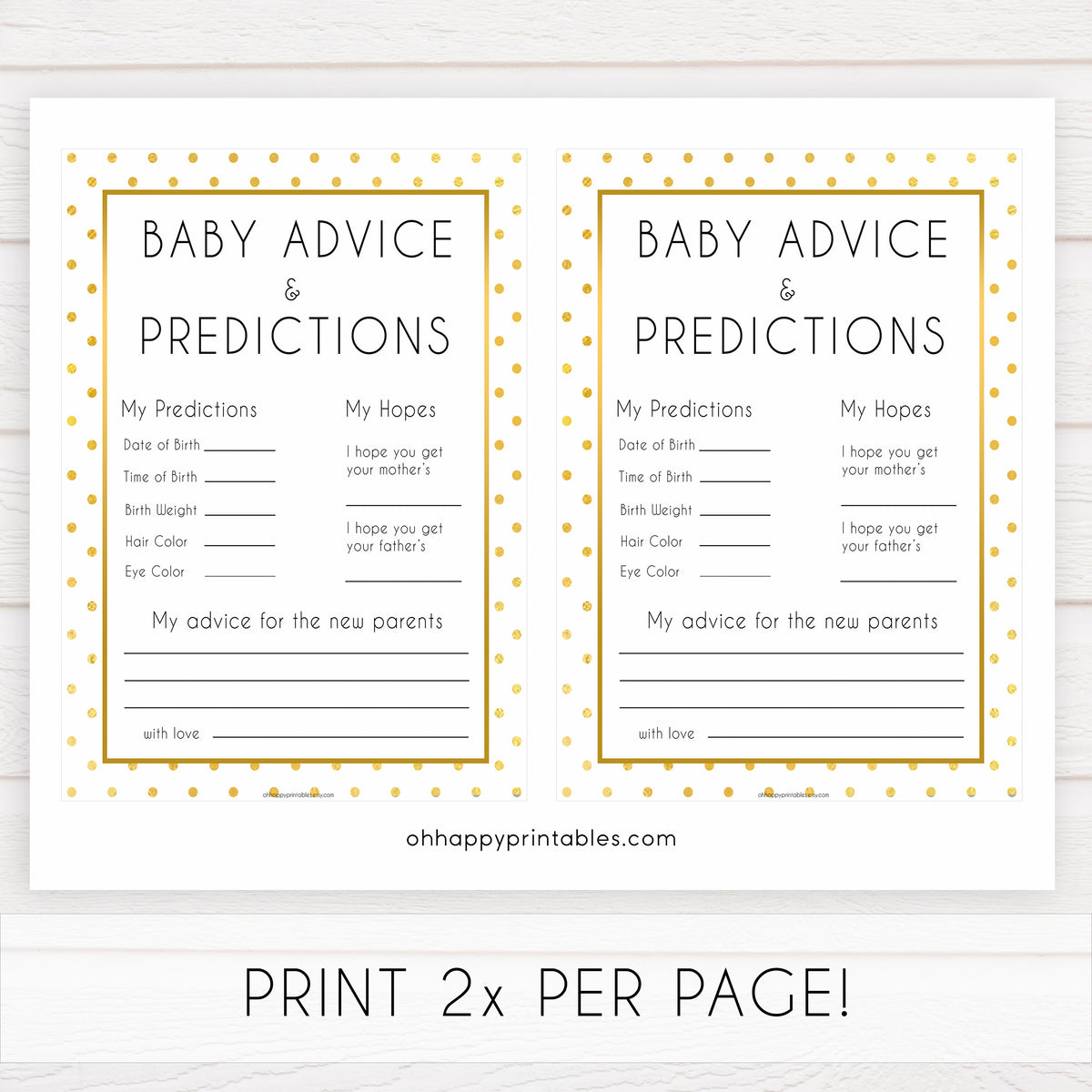 new-baby-advice-predictions-gold-dots-baby-printable-games
