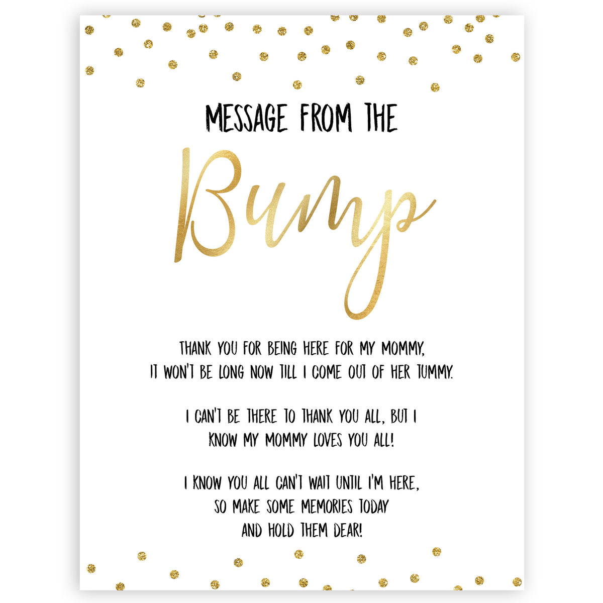 elephant-message-from-the-bump-sign-site-today-baby-shower-quotes-baby-shower-return-gifts
