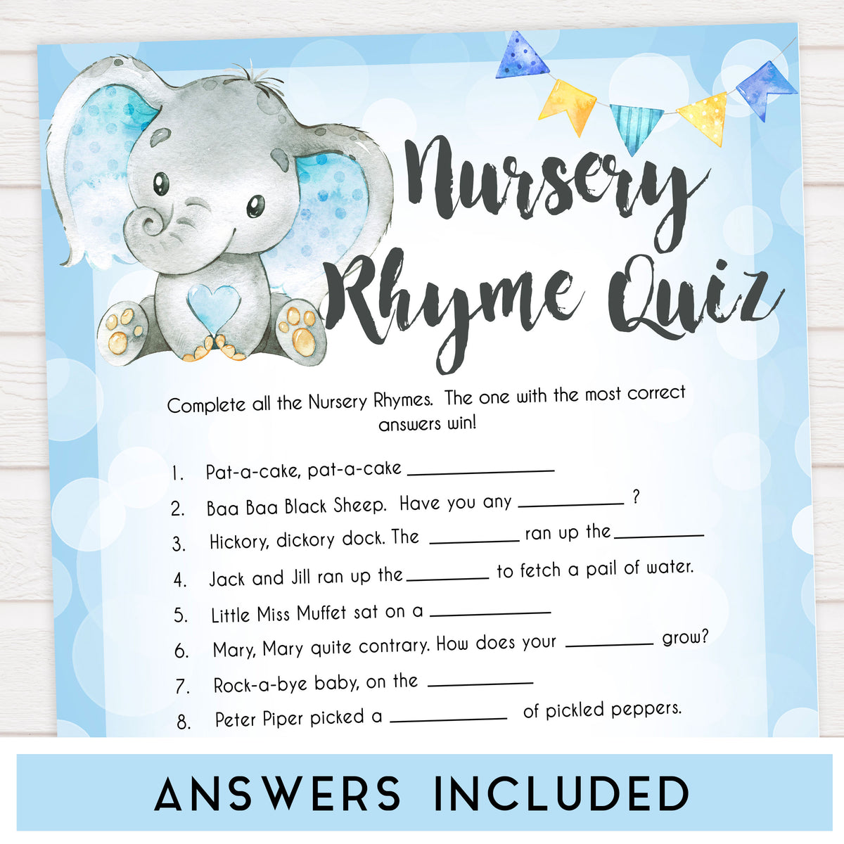 nursery-rhyme-quiz-game-blue-elephants-printable-baby-games-ohhappyprintables