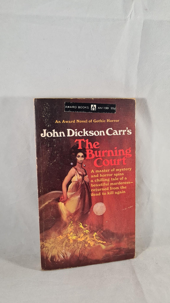 John Dickson Carr The Burning Court Award Books 1937 Paperbacks Richard Dalbys Library