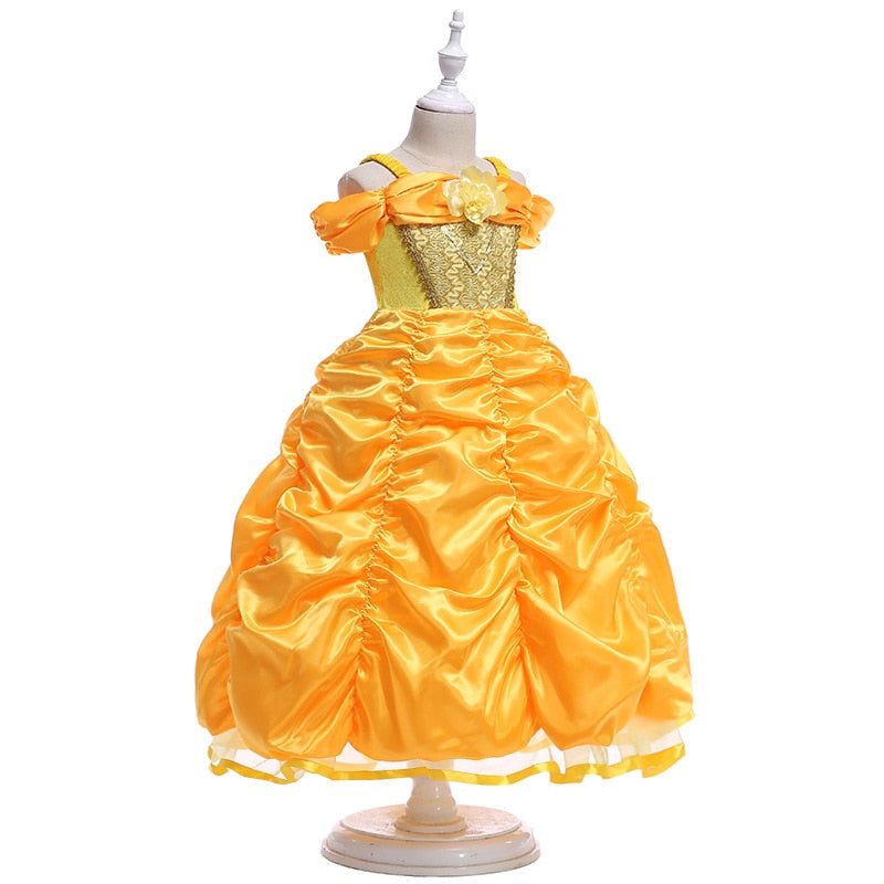 vestido de princesa de 6 anos