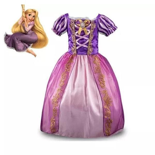 eu quero vestido da rapunzel