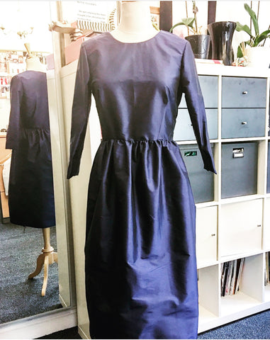 silk dupioni dress