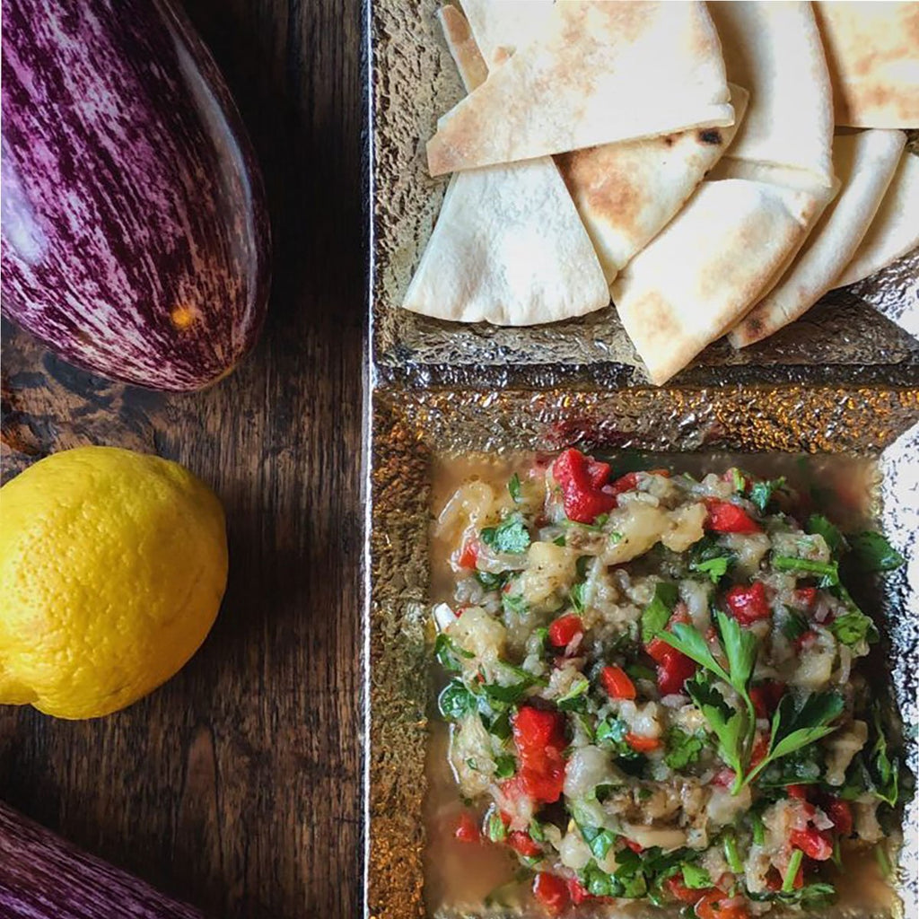 Melitzanosalata — Greek Eggplant Dip, Eggplant Caviar by Christina Xenos