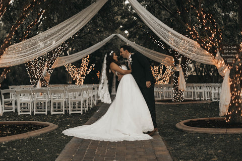 Couple at a Wedding Venue by June Avenue