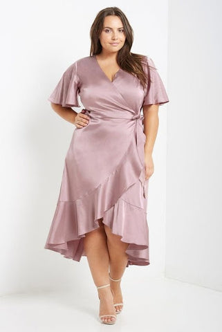 Satin silk bridesmaids dress by June Avenue