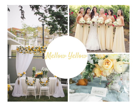 Mellow Yellow wedding theme by June Avenue