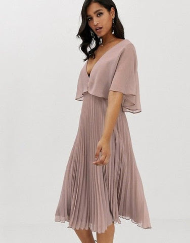 Flutter sleeve bridesmaid dress by June Avenue