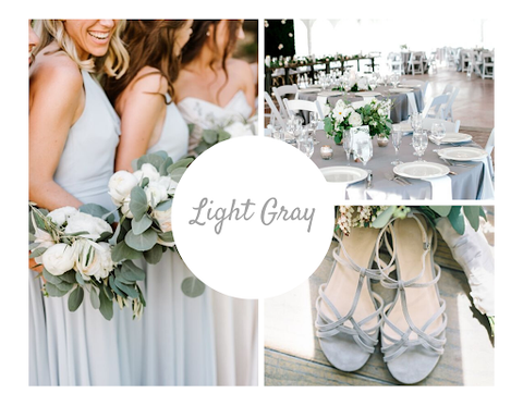 Light Gray Wedding theme by June Avenue