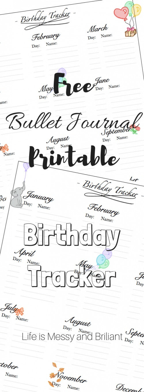 10 Bullet Journal Inserts You Need- The bullet journal is a great way to organize and plan out your life. But drawing all your own bujo pages takes time! Save time and start planning faster with these printable bullet journal inserts! | bullet journal downloads, journaling, free bullet journal pages, planner addict, habit tracker, books to read, mood tracker #bullet journal #bujo #planner #printable