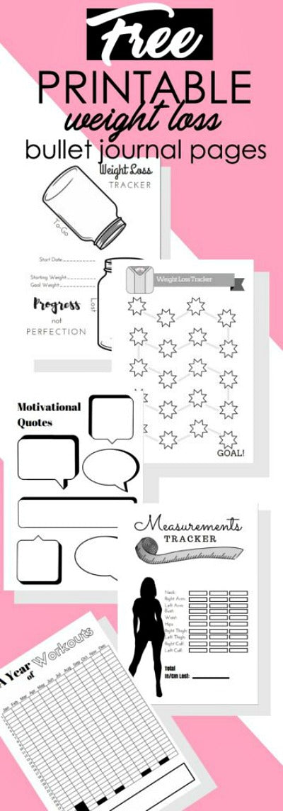 10 Bullet Journal Inserts You Need- The bullet journal is a great way to organize and plan out your life. But drawing all your own bujo pages takes time! Save time and start planning faster with these printable bullet journal inserts! | bullet journal downloads, journaling, free bullet journal pages, planner addict, habit tracker, books to read, mood tracker #bullet journal #bujo #planner #printable