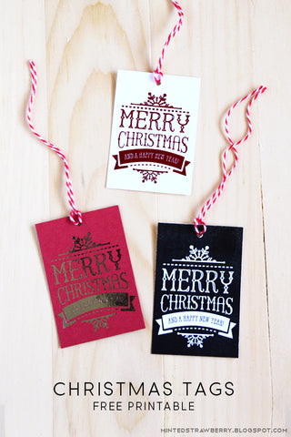 Free Christmas Gift Tag Printables- If you're looking for last minute Christmas decor, greeting cards, or gift tags, don't bother with the stores or online shopping. Instead, check out these 25 free Christmas printables! | Christmas wall art printables, printable gift tags, holiday printables, kids activities, #freePrintables #Christmas #DigitalDownloadShop
