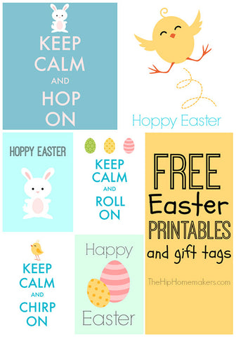 Free Printable Easter Favor Tags- These adorable free printable Easter gift tags would be perfect on Easter party favors or Easter baskets! | Easter tags for kids, Easter basket hang tags, #Easter #printable #giftTag #favorTag #DigitalDownloadShop