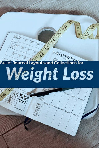 15 Bullet Journal Pages for Weight Loss- If you want to lose weight or just get healthy, your bullet journal can help! | lose weight, planner printables, bullet journal page ideas, bullet journal spread inspiration, #bulletJournal #fitness #DigitalDownloadShop
