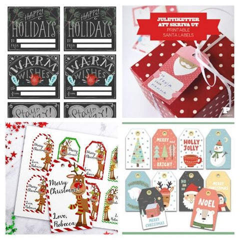 24 Printable Holiday Gift Tags- If you want the perfect finishing touch for your holiday gift wrapping, you need to check out these printable Christmas tags! There are so many pretty DIY holiday tags to choose from! | #freePrintables #freePrintable #Christmas #giftTags #DigitalDownloadShop