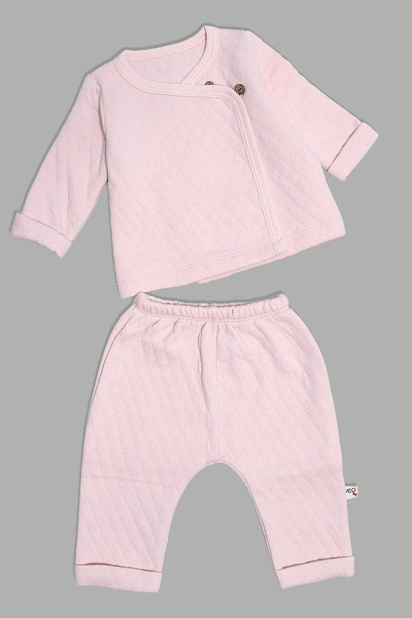 Side Fastening Quilted Baby Set-SinglePrice