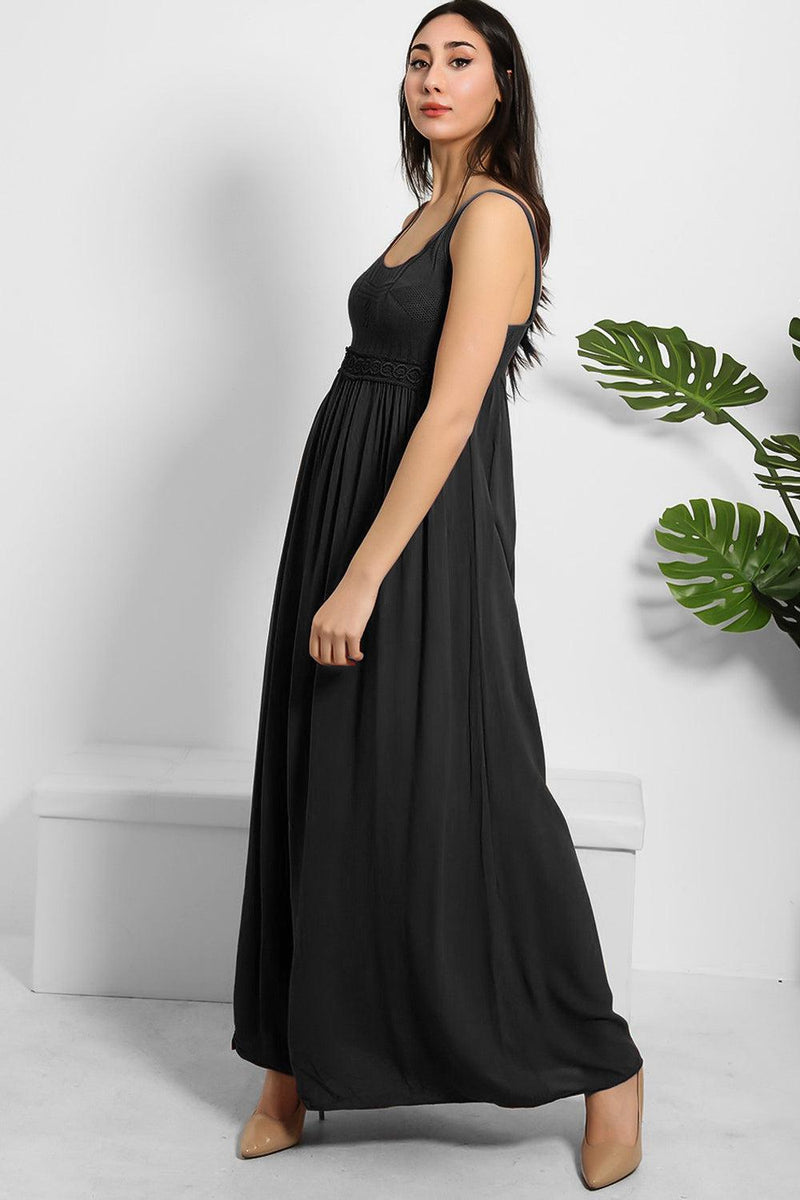 Fine Knit Bust Summer Maxi Dress