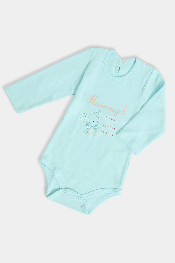 Turquoise Mummy's Tiny Little Dancer Baby Bodysuit - SinglePrice