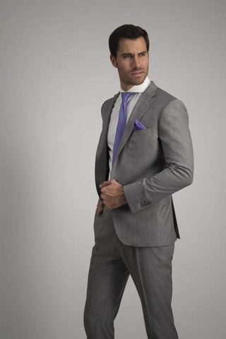 Traje básico gris Oxford