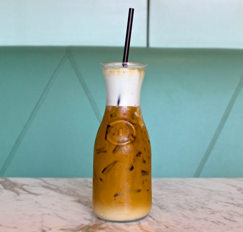 Iced Cold Brew Coffee and Milk Half and Half Coffee Panda Cold Brew Coffee Maker