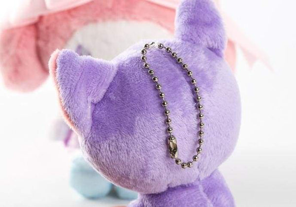 purple cat plush