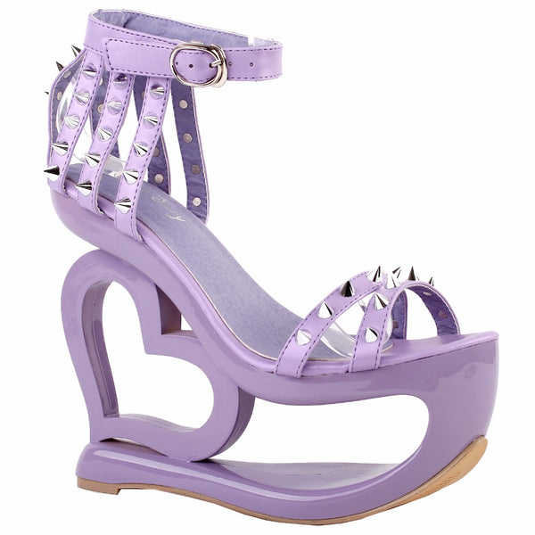 pastel platform heels