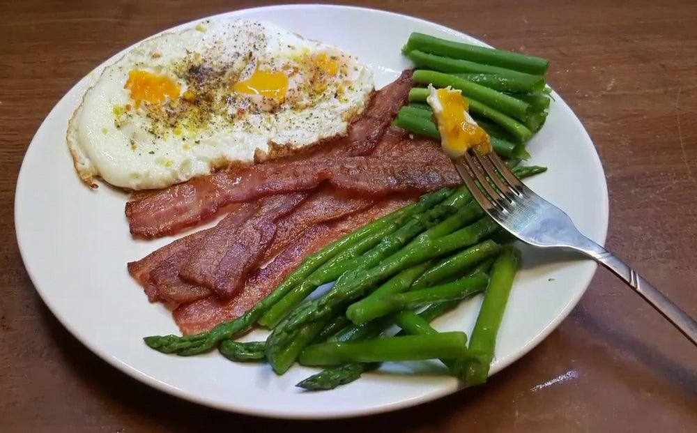 Keto Breakfast Bacon Eggs