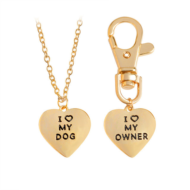 matching necklace with your dog