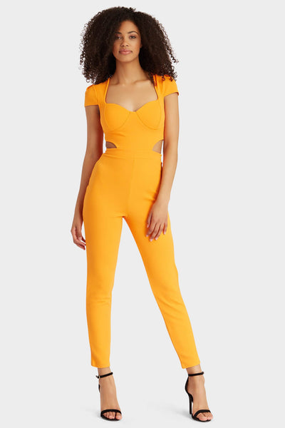 side cut out jumpsuit