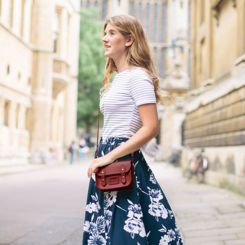 Tiny Satchel in Leather - Mustard Matte