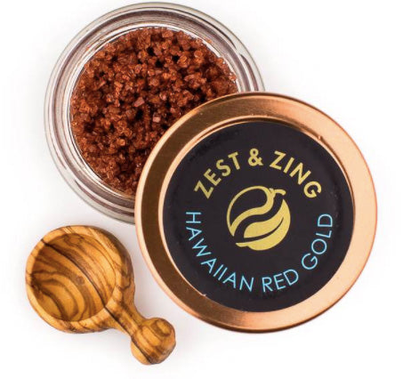 Sea Salt Health Benefits - Zest & Zing - Hawaiian Black Lava + Hawaiian Red Gold Salt
