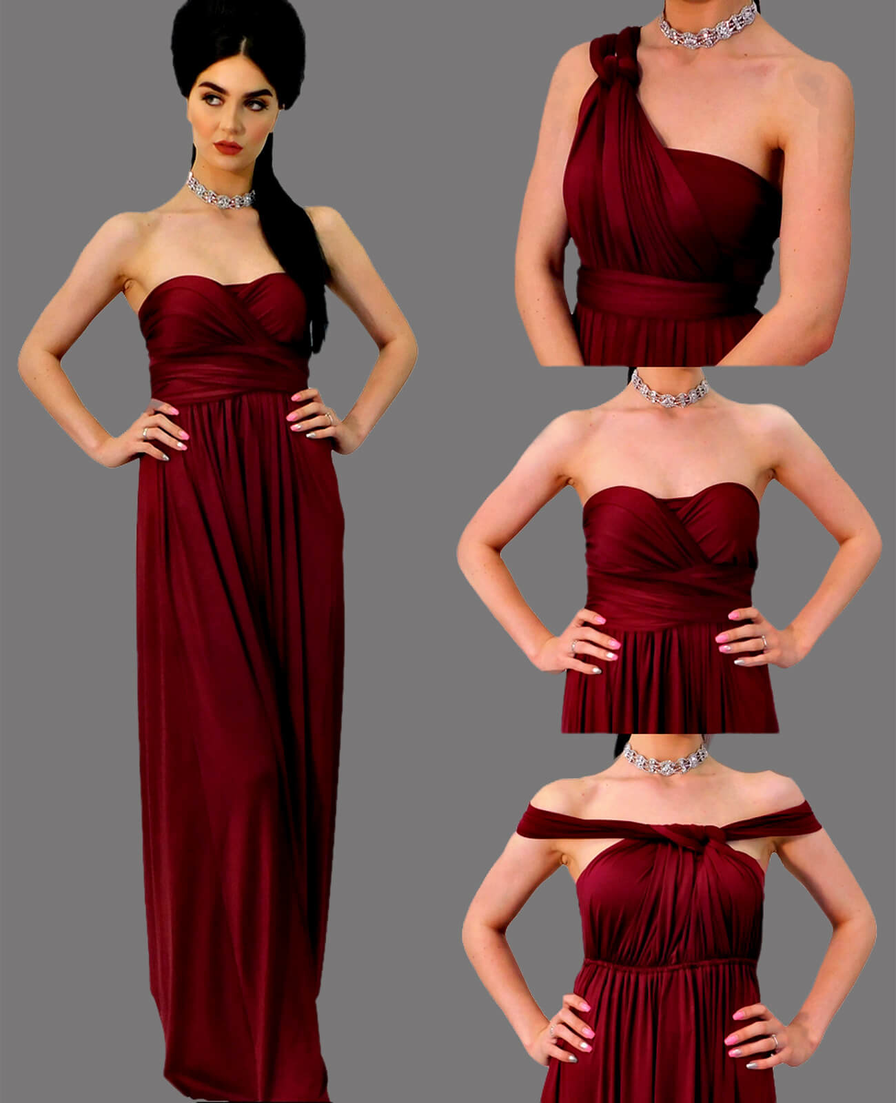 Infinity Dress in White