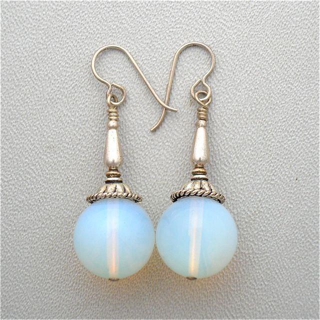 Opalino Glass and Sterling Silver | Earrings