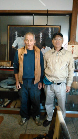 Masa (Owner of HITACHIYA USA ) : Right and SAJI Takeshi : Left